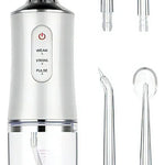 Irrigador Bucal Limpiador Dental Portátil 130psi + Boquillas