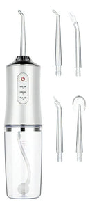 Irrigador Bucal Limpiador Dental Portátil 130psi + Boquillas